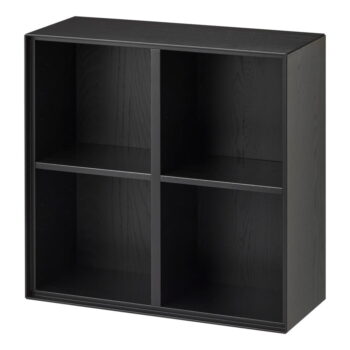 Čierna nástenná knižnica 68x68 cm Edge by Hammel – Hammel Furniture - Image 2