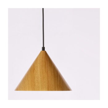 Hnedé závesné svietidlo so skleneným tienidlom ø 25 cm Dunca – Candellux Lighting - Image 2