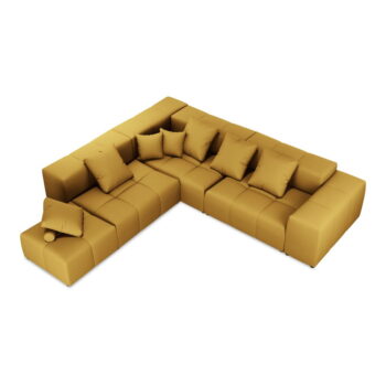 Žltá rohová pohovka (variabilná) Rome - Cosmopolitan Design - Image 3