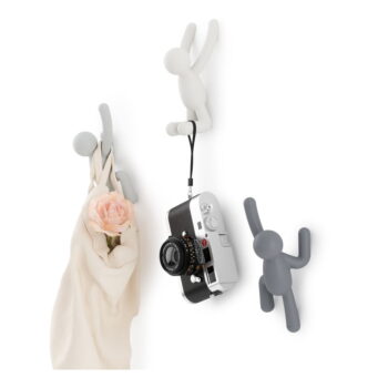 Nástenné plastové háčiky v súprave 3 ks Buddy – Umbra - Image 6