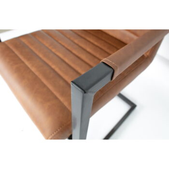 Hnedá jedálenská stolička WOOOD Bas – Obrázok 5