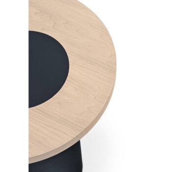 Čierny konferenčný stolík v dekore jaseňa 120x50 cm Nori - Teulat – Obrázok 4