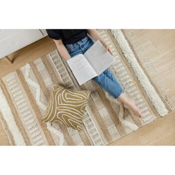 Ručne tkaný koberec s prímesou juty v prírodnej farbe 200x290 cm Medina – Flair Rugs - Image 5
