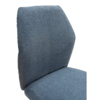 Svetlomodré barové stoličky v súprave 4 ks 65 cm Bei - Marckeric – Obrázok 5