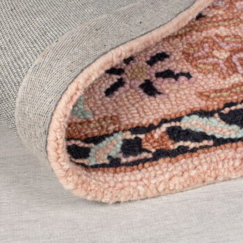 Ružový ručne tkaný vlnený koberec 120x170 cm Blossom Traditional – Flair Rugs - Image 4