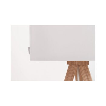 Biela stolová lampa Zuiver Tripod Wood – Obrázok 5