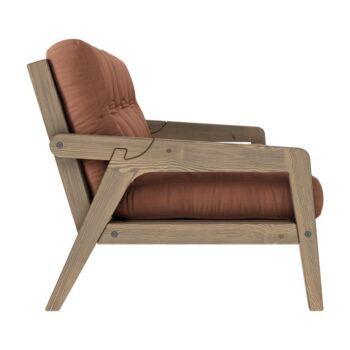 Oranžová rozkladacia pohovka 204 cm Grab - Karup Design - Image 6