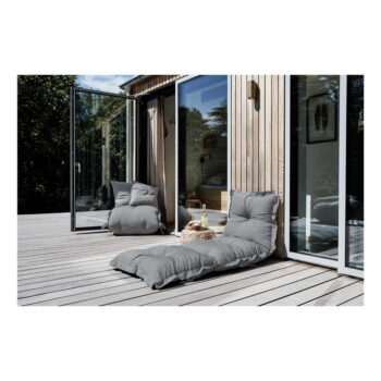 Biely variabilný futón vhodný do exteriéru Karup Design OUT™ Sit&Sleep White - Image 4