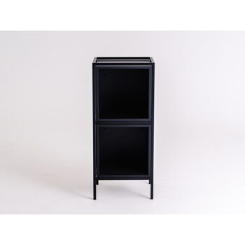 Čierna knižnica 45x102 cm Skap - CustomForm – Obrázok 3