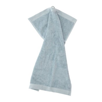 Svetlomodrý froté uterák z Bio bavlny 50x100 cm Comfort – Södahl - Image 3