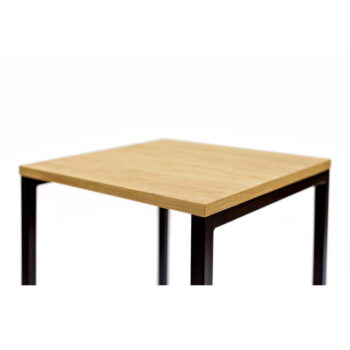 Čierna/v prírodnej farbe stolička v dekore duba Frame – Woodman - Image 5