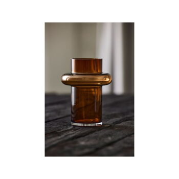 Oranžová sklenená váza Lyngby Glas Tube, výška 20 cm - Image 5
