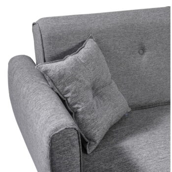 Sivá rozkladacia rohová pohovka Aria – Balcab Home - Image 7