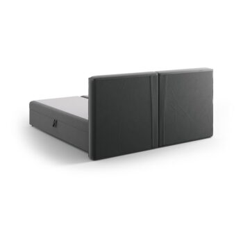 Tmavosivá boxspring posteľ s úložným priestorom 160x200 cm Arendal – Cosmopolitan Design - Image 6