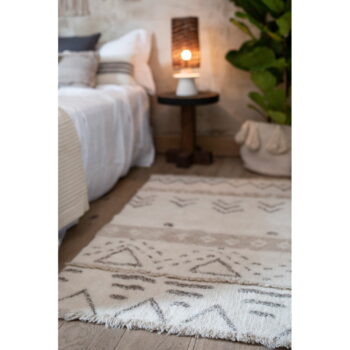 Krémový prateľný ručne tkaný vlnený koberec 80x140 cm Lakota Day – Lorena Canals - Image 8