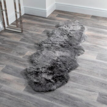 Sivá ovčia kožušina Native Natural Double, 60 x 240 cm – Obrázok 2