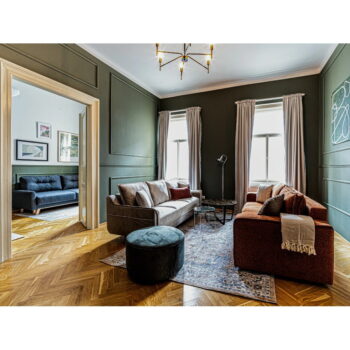 Zelená rozkladacia pohovka Emile - Bobochic Paris – Obrázok 4