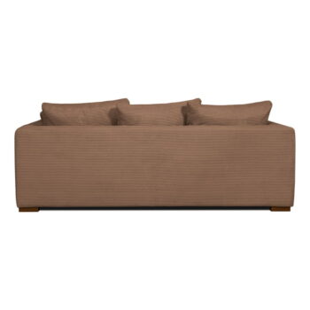 Svetlohnedá menčestrová pohovka 220 cm Comfy – Scandic - Image 3