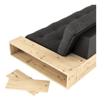 Tmavohnedá rozkladacia pohovka 244 cm Base – Karup Design – Obrázok 10