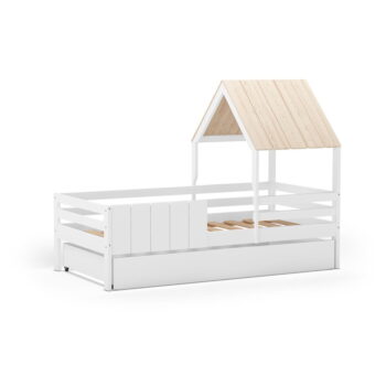 Biela zásuvka pod detskú posteľ 90x190 cm Valka – Marckeric - Image 8