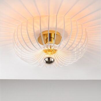 Biele stropné svietidlo ø 36 cm Aspendos – Opviq lights - Image 4
