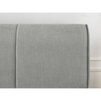 Svetlosivá čalúnená dvojlôžková posteľ s úložným priestorom s roštom 180x200 cm Vernon – Bobochic Paris – Obrázok 7