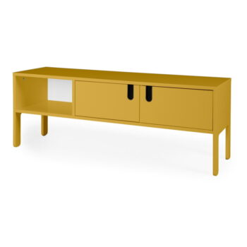 Žltá TV komoda Tenzo Uno, šírka 137 cm - Image 2