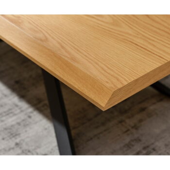 Hnedý konferenčný stolík s doskou v dubovom dekore 68x130 cm Arno – Unique Furniture - Image 3