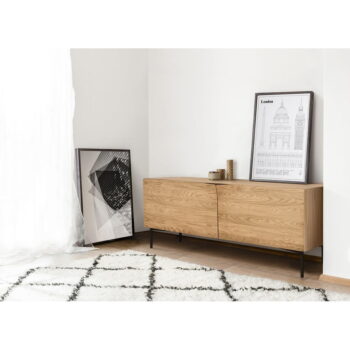 Hnedá komoda v dekore dubového dreva Woodman Flop, 65 x 120 cm - Image 6