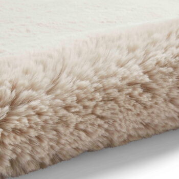 Krémovobiely koberec 80x150 cm Super Teddy – Think Rugs - Image 8