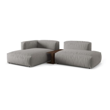 Svetlosivá modulárna rohová pohovka (ľavý roh) Martina – Micadoni Home - Image 2