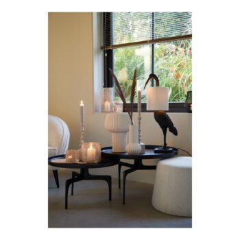 Čierne okrúhle konferenčné stolíky v súprave 2 ks ø 75 cm Tobias – Light & Living – Obrázok 3