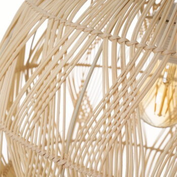 Ratanové stropné svietidlo v prírodnej farbe s ratanovým tienidlom ø 37 cm Natural Way – Casa Selección - Image 3