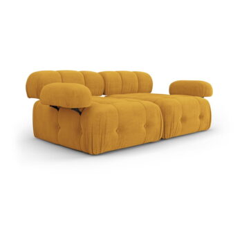 Pohovka v horčicovej farbe 192 cm Ferento – Cosmopolitan Design - Image 3