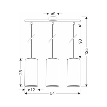 Závesné svietidlo v prírodnej farbe ø 12 cm Aragona – Candellux Lighting - Image 3
