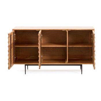Komoda z akáciového dreva Kave Home Delsie, 147 x 81 cm – Obrázok 7