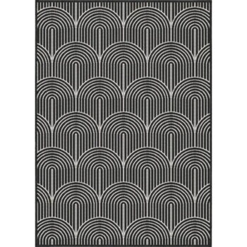 Čierno-biely vonkajší koberec 200x290 cm Pangli Black – Hanse Home – Obrázok 4