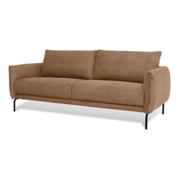 Svetlohnedá menčestrová pohovka 212 cm Venray – Scandic - Image 2