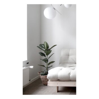 Rozkladacie kreslo s béžovým ľanovým poťahom Karup Design Roots Raw/Linen - Image 8