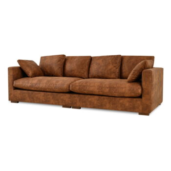 Koňakovohnedá pohovka 266 cm Comfy – Scandic - Image 2