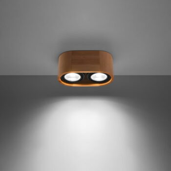 Stropné svietidlo v prírodnej farbe 14x27 cm Eukadi – Nice Lamps - Image 2