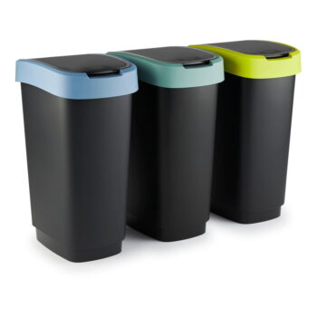 Odpadkový kôš z recyklovaného plastu 50 l Twist - Rotho - Image 2