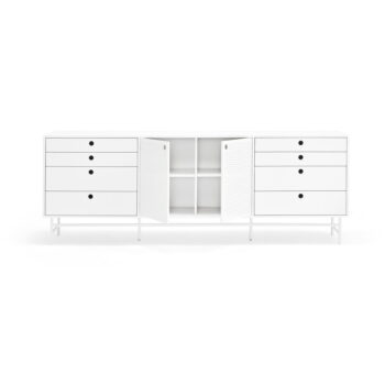 Biela komoda Teulat Punto, šírka 212 cm - Image 3