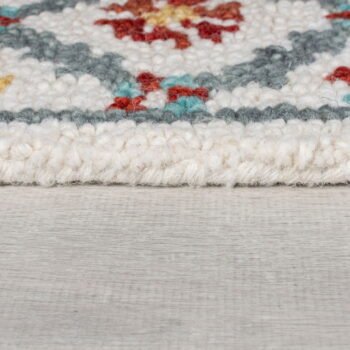Červeno-modrý ručne tkaný vlnený koberec 120x170 cm Iris Traditional – Flair Rugs - Image 4