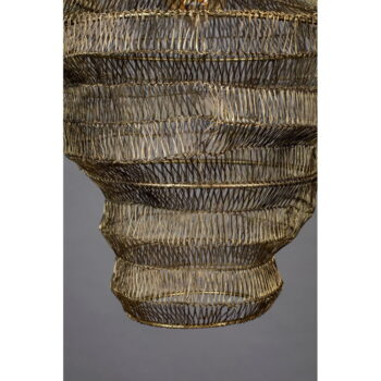 Závesné svietidlo v zlatej farbe s kovovým tienidlom 36x36 cm Luca - Dutchbone - Image 3