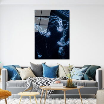 Sklenený obraz 70x100 cm Jelly Fish - Wallity - Image 3