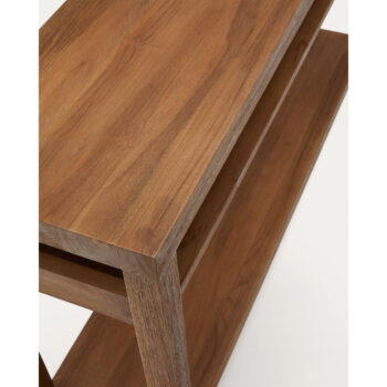 Konzolový stolík z tíkového dreva v prírodnej farbe 35x140 cm Sashi – Kave Home - Image 6