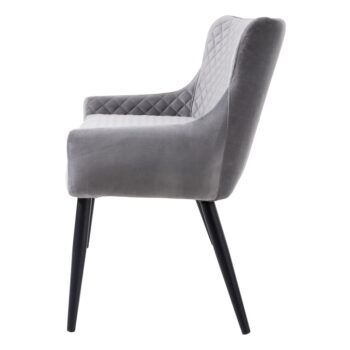 Svetlosivá zamatová pohovka 160 cm Ottowa – Unique Furniture - Image 3