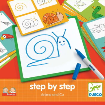 Kreatívna sada Djeco Step By Step Zvieratká – Obrázok 2