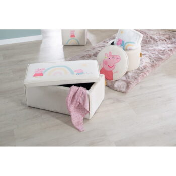 Biela detská lavica Peppa Pig – Roba – Obrázok 3